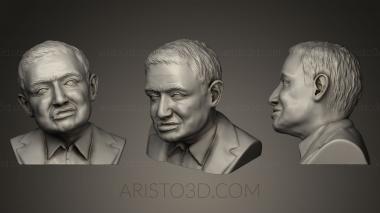 Busts and bas-reliefs of famous people (BUSTC_0580) 3D model for CNC machine